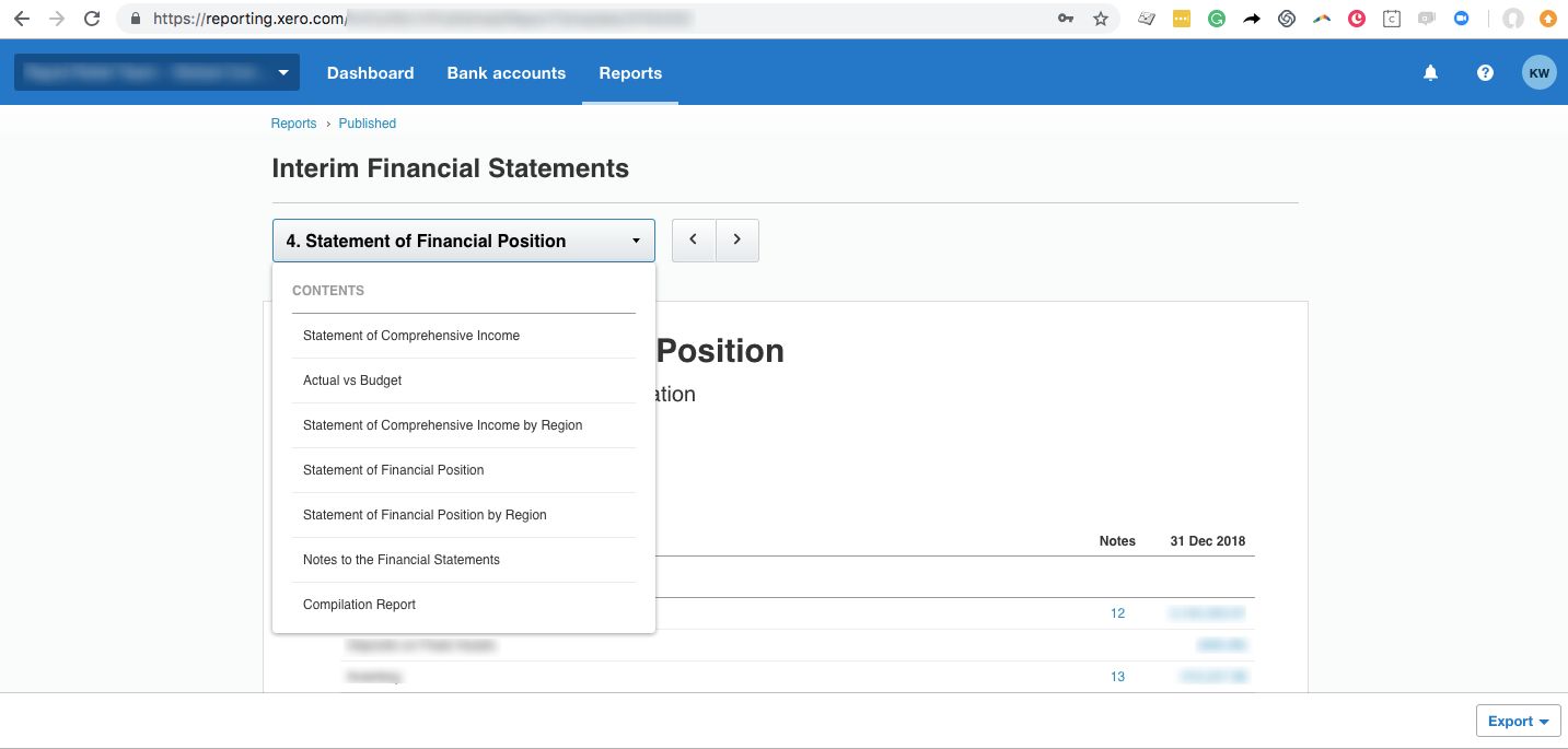 Xero Management Reports