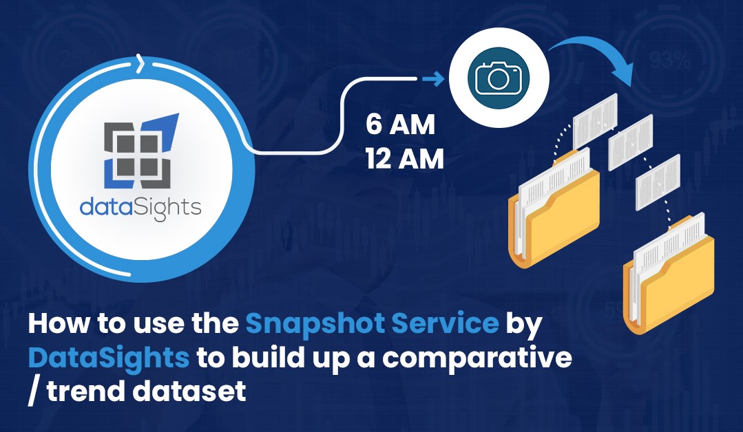 How to use the Snapshot Service by dataSights to build up a comparitive / trend dataset