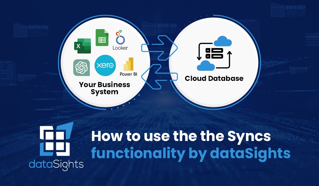 How to use the Syncs functionality by dataSights
